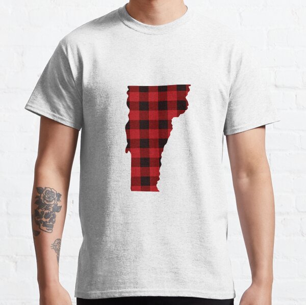 Red Plaid Vermont Classic T-Shirt