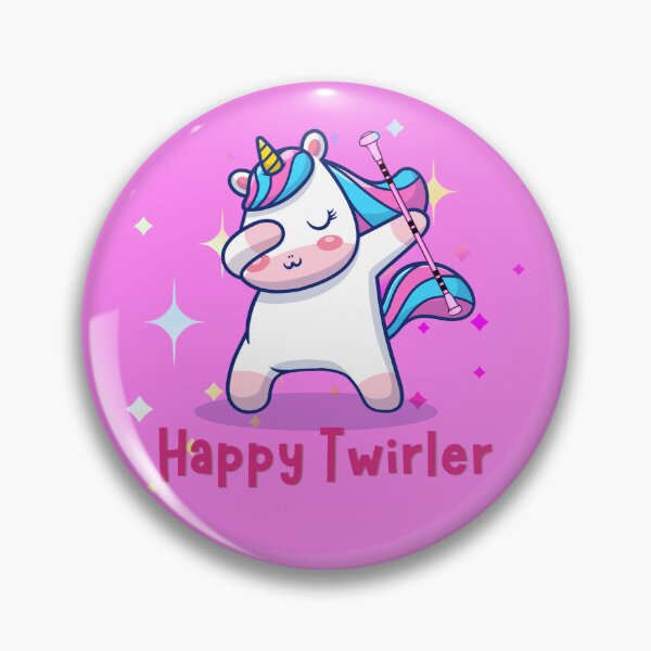 Item preview, Happy Twirler with unicorn designed and sold by MsMaj.