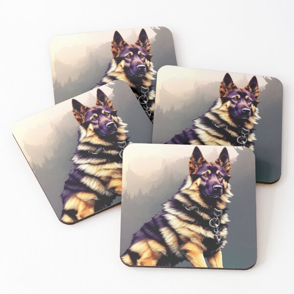 Artikelvorschau, Majestic Canine: German Shepherd entworfen und verkauft von DavesDogShop.