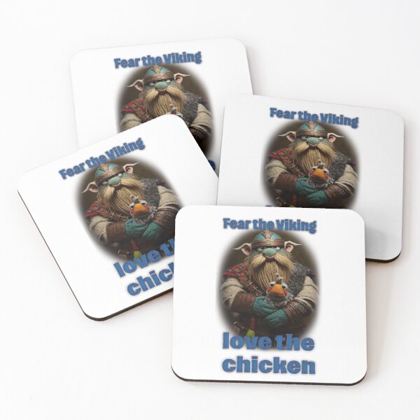 Item preview, Fear the Viking, love the chicken designed and sold by flamini.