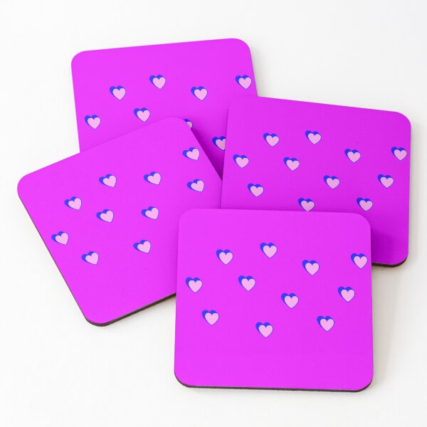 Item preview, Pink and Blue Hearts designed and sold by mariabadasian.