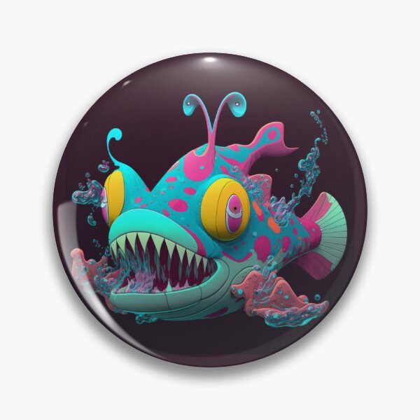 Item preview, Bruxish, the Colorful Psychic Fish in murky waters! designed and sold by Frocentric.