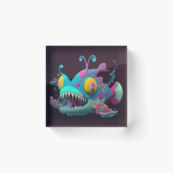 Item preview, Bruxish, the Colorful Psychic Fish in murky waters! designed and sold by Frocentric.