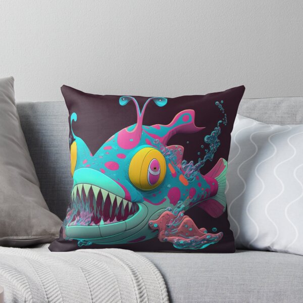 Item preview, Bruxish, the Colorful Psychic Fish in murky waters! designed and sold by Frocentric.