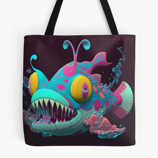 Item preview, Bruxish, the Colorful Psychic Fish in murky waters! designed and sold by Frocentric.