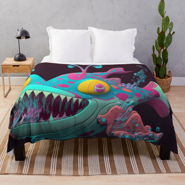 Item preview, Bruxish, the Colorful Psychic Fish in murky waters! designed and sold by Frocentric.