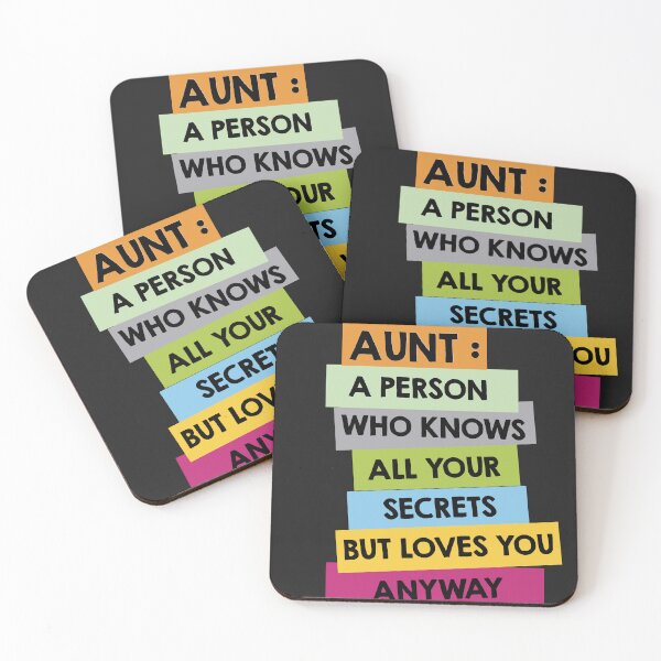 Item preview, Auntie's Love Keeps Our Secrets Safe designed and sold by PixelPulseDesign.