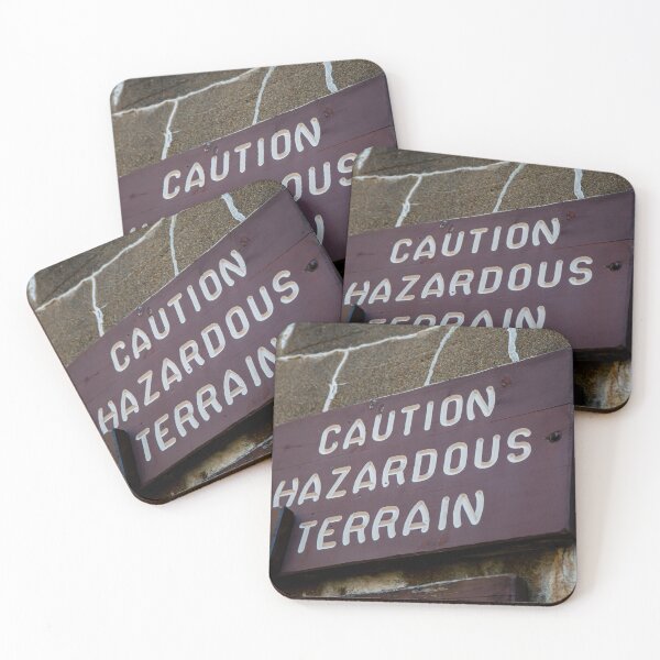 Item preview, Caution Hazardous Terrain designed and sold by Daniel's Destinations.