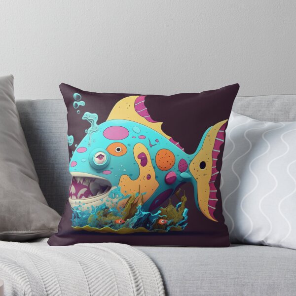 Item preview, Bruxish, the Colorful Psychic Fish in murky waters! designed and sold by Frocentric.