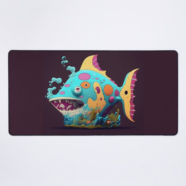 Item preview, Bruxish, the Colorful Psychic Fish in murky waters! designed and sold by Frocentric.