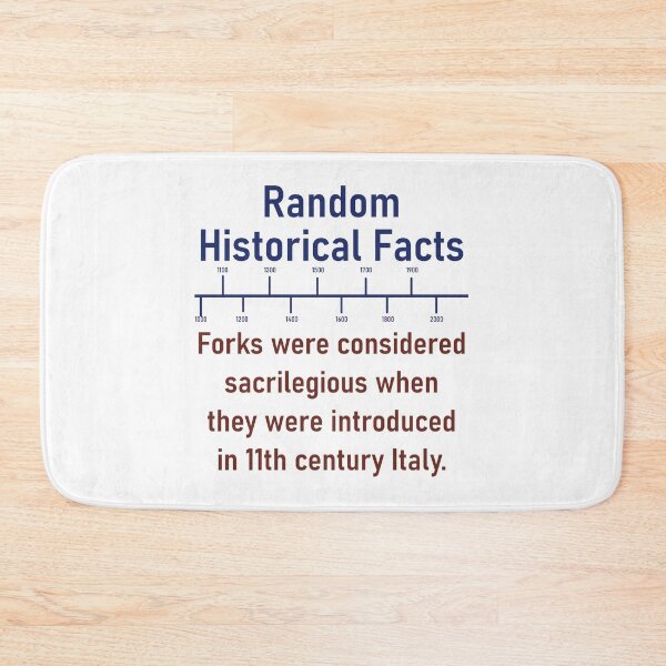 Item preview, Forks Were Considered Sacrilegious - History Fact designed and sold by CrankyOldDude.