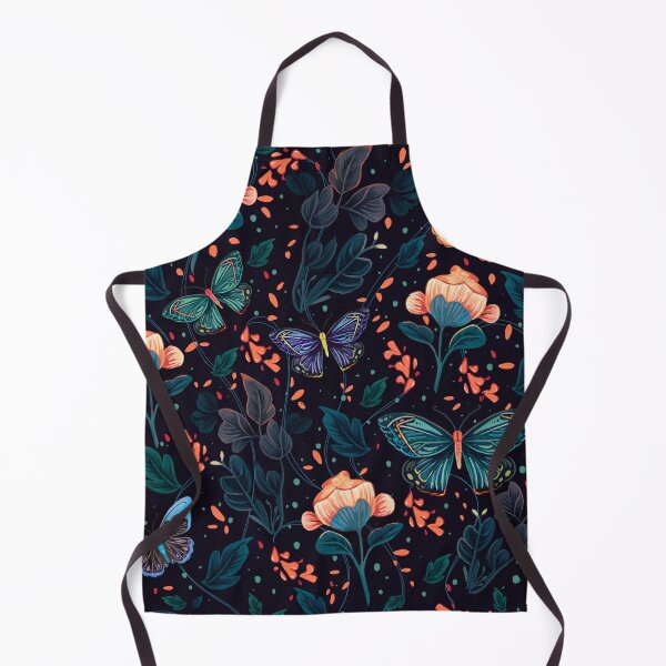 Item preview, Butterflies and plants night elegant seamless pattern handmade illustration painting designed and sold by · GAMING SOUL ·.