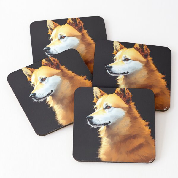 Artikelvorschau, Majestic Canine: Finnish Spitz entworfen und verkauft von DavesDogShop.