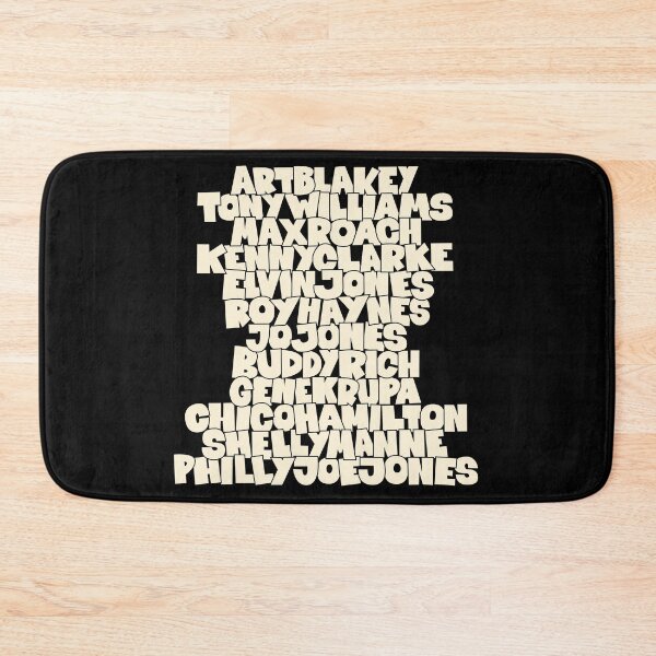 Item preview, Jazz Legends in Type: The Drummers designed and sold by Boogosh.