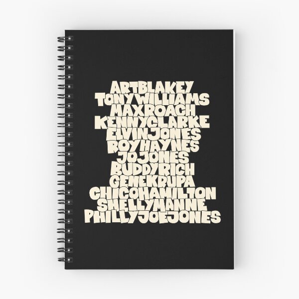 Item preview, Jazz Legends in Type: The Drummers designed and sold by Boogosh.