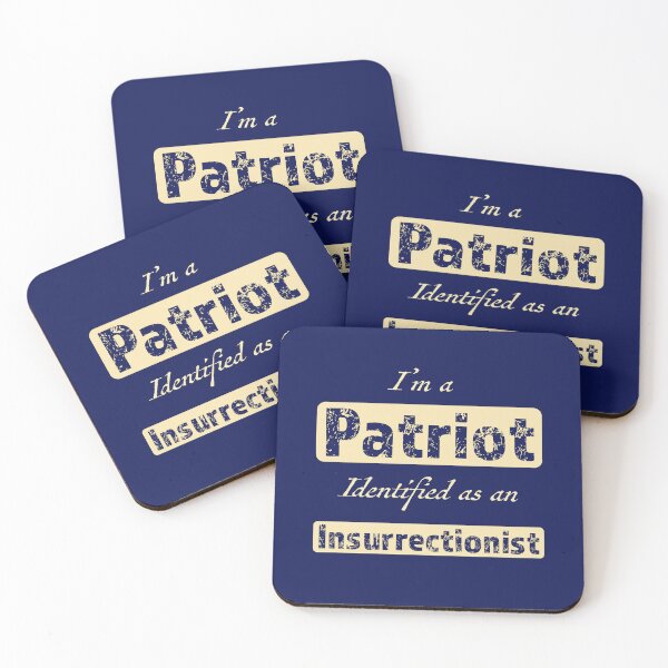 Item preview, I'm a PATRIOT Identified as an INSURRECTIONIST designed and sold by Pirate Foto.