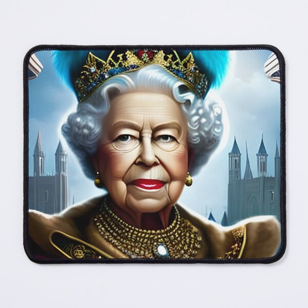 Item preview, Regal Fantasy Art of Queen Elizabeth II - Bring Magic to Your Space designed and sold by BK-Fishing.