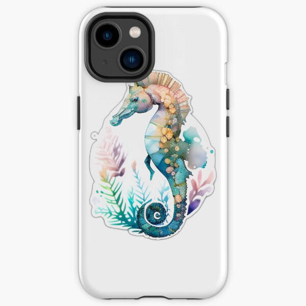 sea horse iPhone Tough Case
