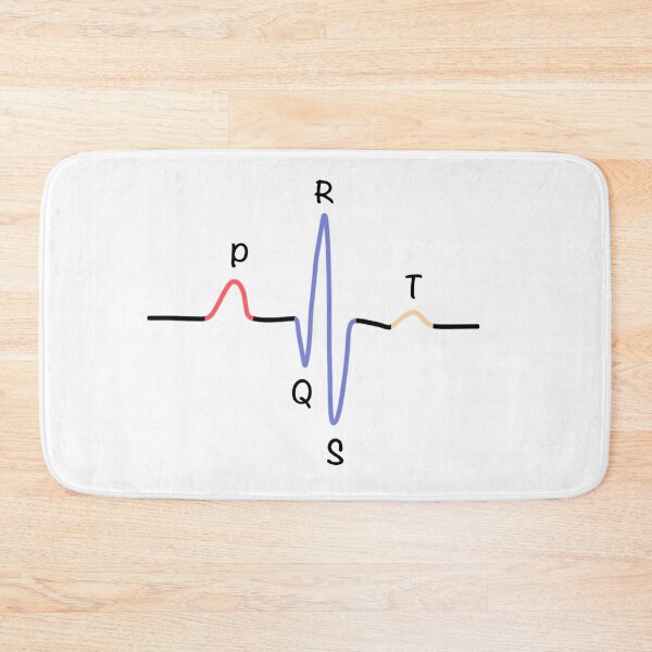 Item preview, Heartbeat PQRST Wave designed and sold by Katherine Winner.