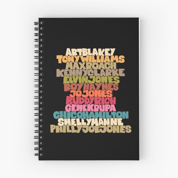 Item preview, Jazz Legends in Type: The Drummers designed and sold by Boogosh.