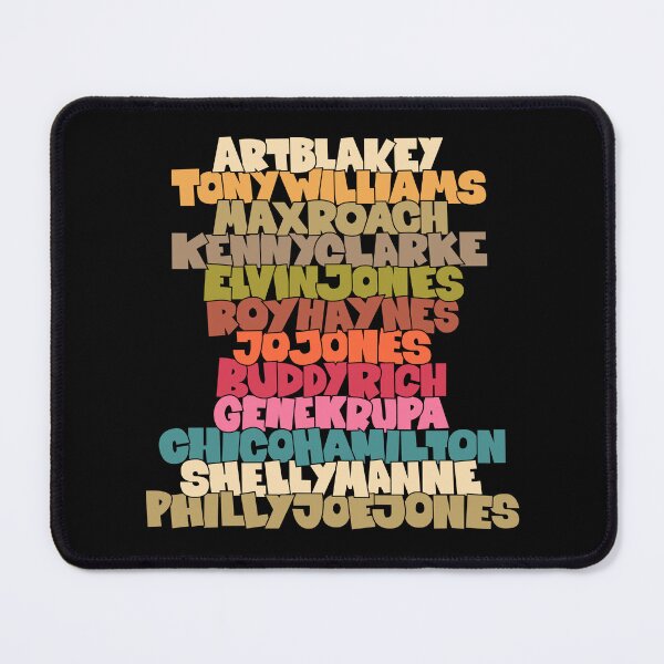 Item preview, Jazz Legends in Type: The Drummers designed and sold by Boogosh.