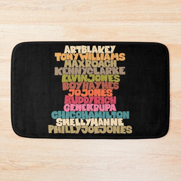 Item preview, Jazz Legends in Type: The Drummers designed and sold by Boogosh.
