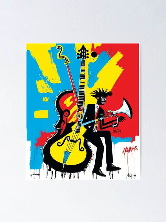 絵画 JAZZ ART Amazon.com: Artery8 New Orleans Jazz Festival Musicians