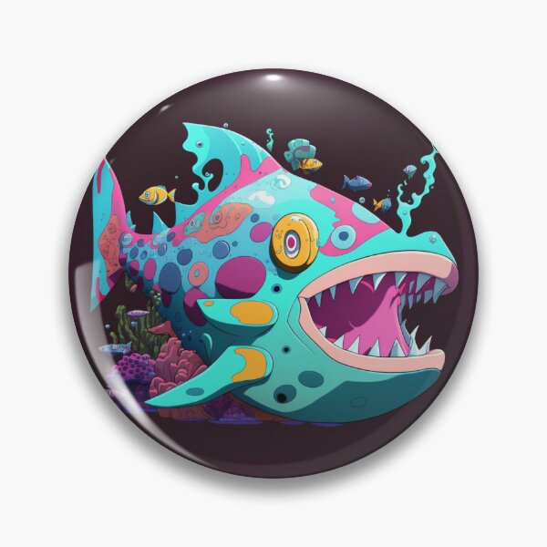 Item preview, Bruxish, the Colorful Psychic Fish in murky waters! designed and sold by Frocentric.