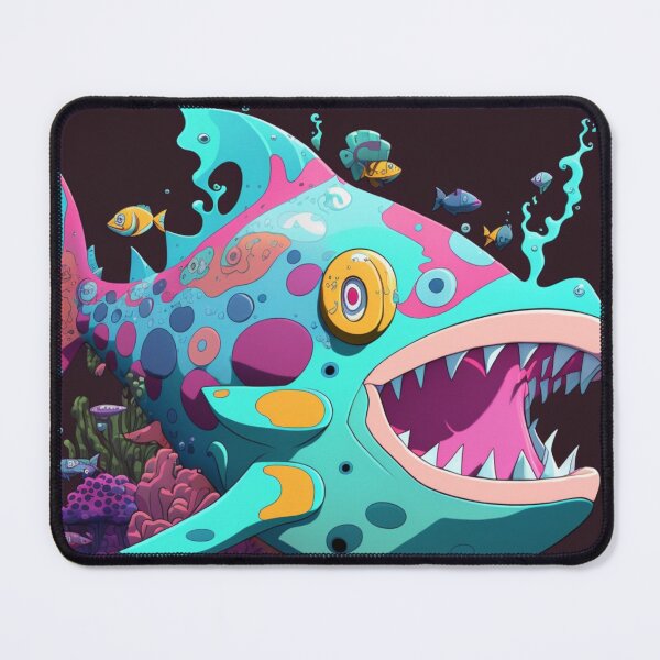 Item preview, Bruxish, the Colorful Psychic Fish in murky waters! designed and sold by Frocentric.