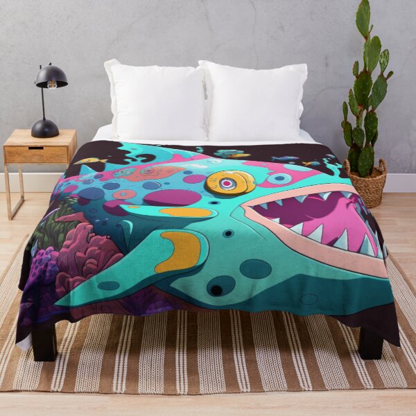 Item preview, Bruxish, the Colorful Psychic Fish in murky waters! designed and sold by Frocentric.