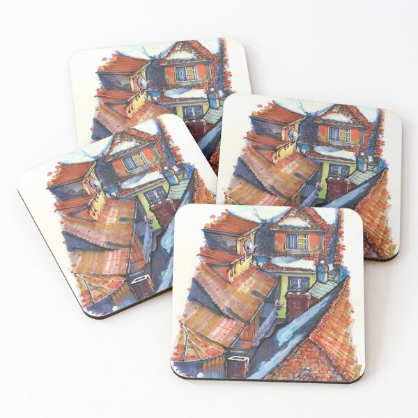 Item preview, Snowy Rooftop Scene designed and sold by Gregg Brown.
