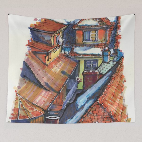 Item preview, Snowy Rooftop Scene designed and sold by Gregg Brown.