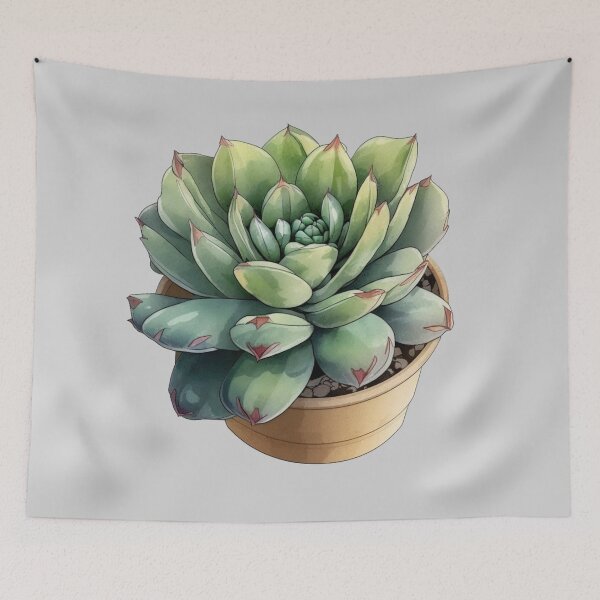 Item preview, Potted Succulent designed and sold by ZhaychArt.