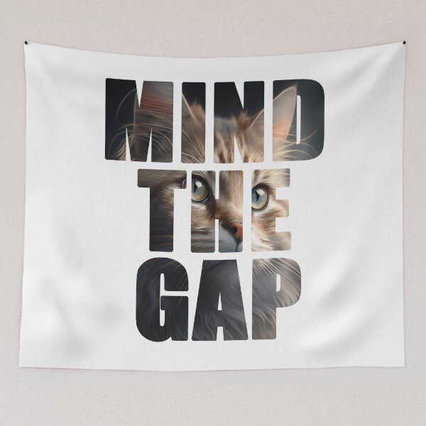Item preview, vintage cat mind the gap logo .kitten  designed and sold by Rachid El.