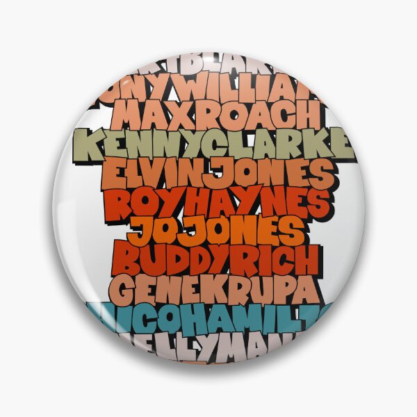 Item preview, Jazz Legends in Type: The Drummers designed and sold by Boogosh.