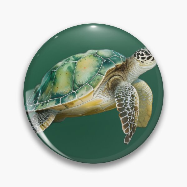 Item preview, cute sea turtle designed and sold by sealuxe.