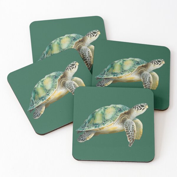 Item preview, cute sea turtle designed and sold by sealuxe.