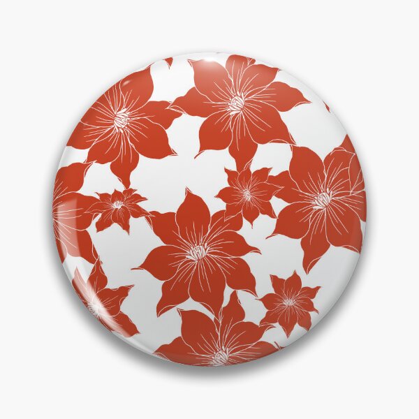 Item preview, Red flowers designed and sold by Dia-Cheshire.