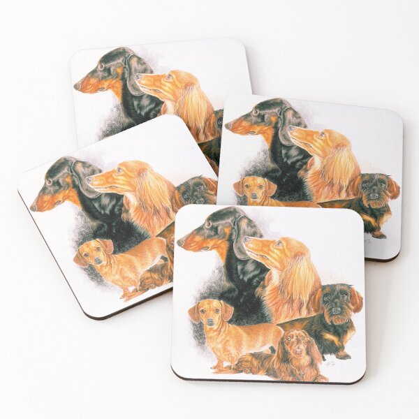Item preview, Dachshund Gallimaufry designed and sold by BarbBarcikKeith.