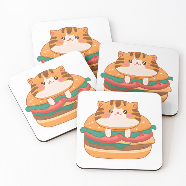 Item preview, Gourmet Kitten - Kawaii Hamburger designed and sold by NathalieRached.