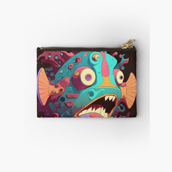 Item preview, Bruxish, the Colorful Psychic Fish in murky waters! designed and sold by Frocentric.