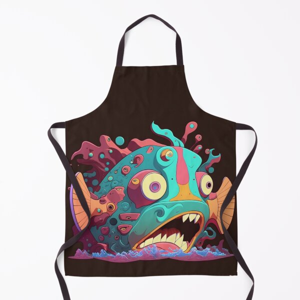 Item preview, Bruxish, the Colorful Psychic Fish in murky waters! designed and sold by Frocentric.
