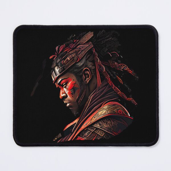 Item preview, Afrofuturism Samurai Warrior 02 designed and sold by SurrealeyeSEA.