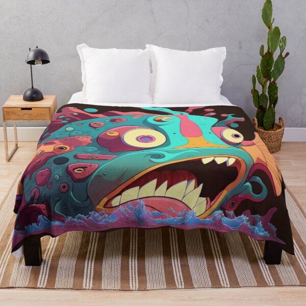 Item preview, Bruxish, the Colorful Psychic Fish in murky waters! designed and sold by Frocentric.