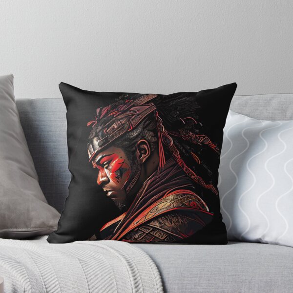 Item preview, Afrofuturism Samurai Warrior 02 designed and sold by SurrealeyeSEA.