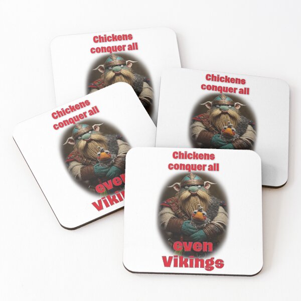 Item preview, Chickens conquer all, even Vikings designed and sold by flamini.