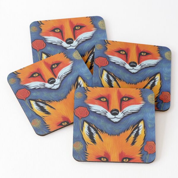 Item preview, Abstract primary colour fox creative graphic  designed and sold by brilliant-com.