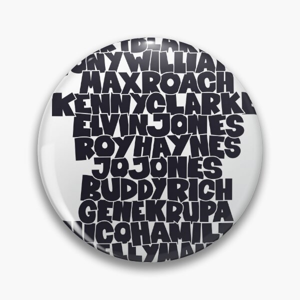 Item preview, Jazz Legends in Type: The Drummers designed and sold by Boogosh.