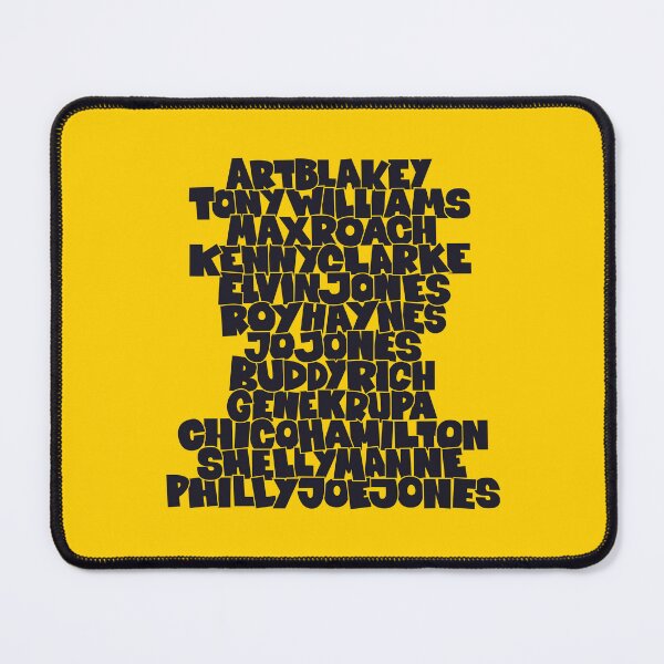 Item preview, Jazz Legends in Type: The Drummers designed and sold by Boogosh.