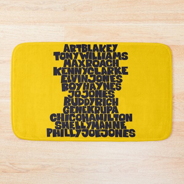 Item preview, Jazz Legends in Type: The Drummers designed and sold by Boogosh.